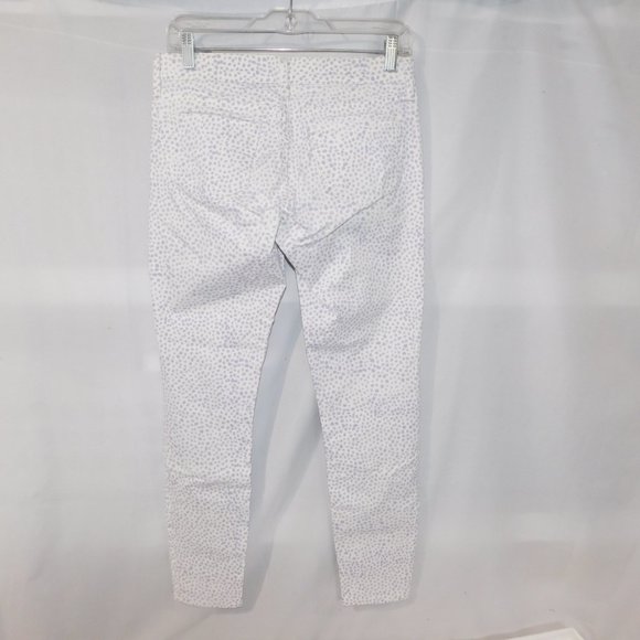 GAP 1969 Legging Jean Womens 27 White Purple Polkadot - Picture 11 of 12